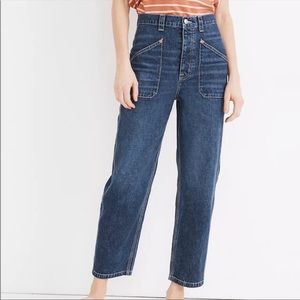 Madewell High Rise Jeans - Dark Blue